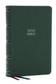 Book cover of: NKJV, Single-Column Reference Bible, Verse-by-verse, Green Leathersoft, Red Letter, Comfort Print. By: Zondervan