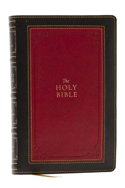 Book cover of: 1611 KJV with Apocrypha, Black Leathersoft. By: Zondervan