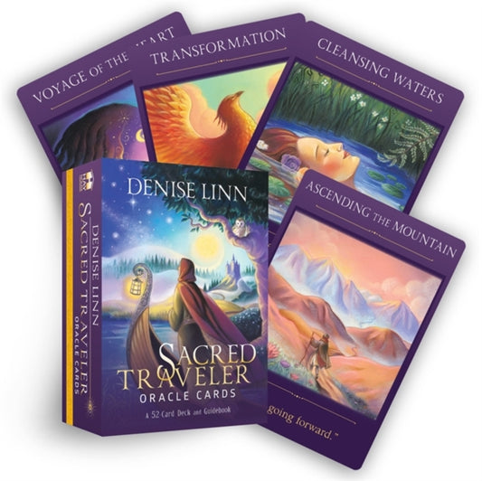 Book cover of: Sacred Traveler Oracle Cards. By: Denise Linn