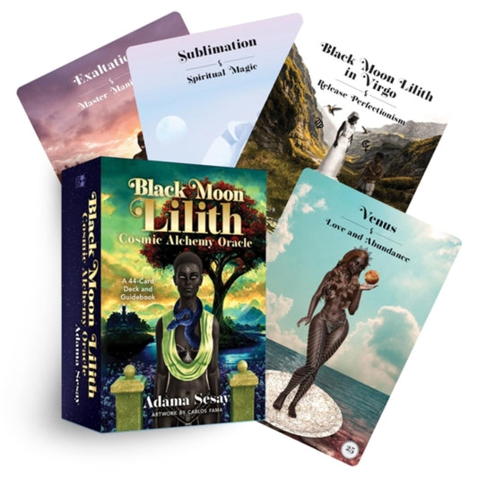 Book cover of: Black Moon Lilith Cosmic Alchemy Oracle