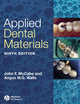 Book cover of: Applied Dental Materials. By: J. F. McCabe