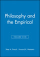 Book cover of: Philosophy and the Empirical, Volume XXXI