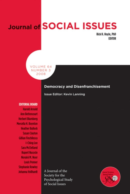 Book cover of: Democracy and Disenfranchisement
