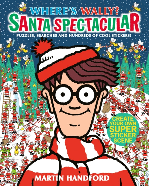 Where's Wally? Santa Spectacular Sticker Activity Book 9781406378634 Martin Handford