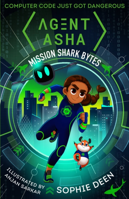 Book cover of: Agent Asha: Mission Shark Bytes