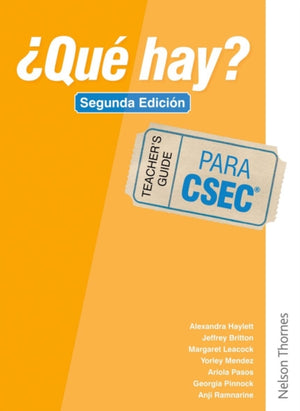 ¿Que Hay? Teacher's Guide CSEC®
