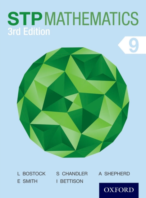Book cover of: STP Mathematics 9 Student Book. By: Brian Bostock