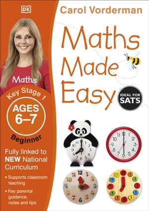 Maths Made Easy: Beginner, Ages 6-7 (Key Stage 1), Supports the National Curriculum, Maths Exercise Book