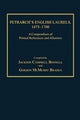 Book cover of: Petrarch's English Laurels, 1475–1700. By: Jackson Campbell Boswell