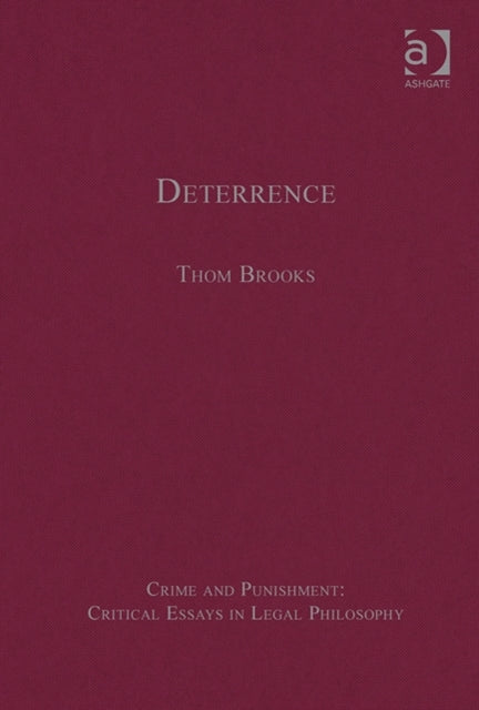 Book cover of: Deterrence. By: Thom Brooks