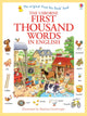 First Thousand Words in English 9781409562894 Heather Amery