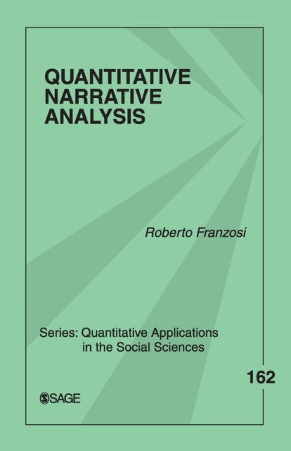 Book cover of: Quantitative Narrative Analysis. By: Roberto Franzosi