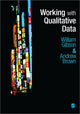 Book cover of: Working with Qualitative Data. By: William J. Gibson