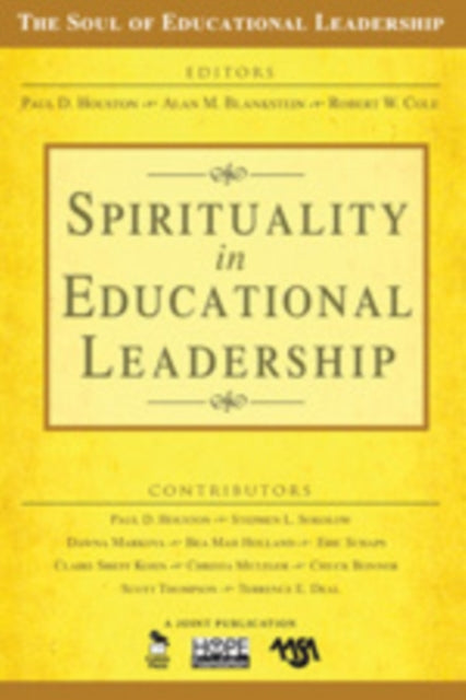 Book cover of: Spirituality in Educational Leadership