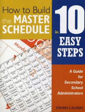 How to Build the Master Schedule in 10 Easy Steps