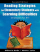Book cover of: Reading Strategies for Elementary Students With Learning Difficulties. By: William N. Bender