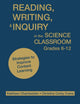 Book cover of: Reading, Writing, and Inquiry in the Science Classroom, Grades 6-12. By: Kathleen Chamberlain