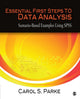 Book cover of: Essential First Steps to Data Analysis