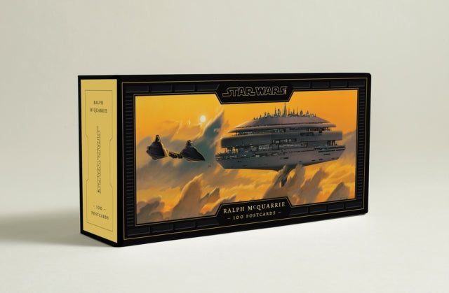 Book cover of: Star Wars Art: Ralph McQuarrie (100 Postcards). By: Lucasfilm Ltd.