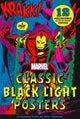 Book cover of: Marvel Classic Black Light Collectible Poster Portfolio. By: Abrams Abrams Books