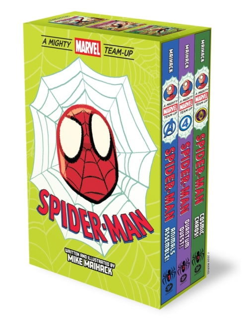 Book cover of: Spider-Man: A Mighty Marvel Team-Up 3-Book Box Set. By: Mike Maihack