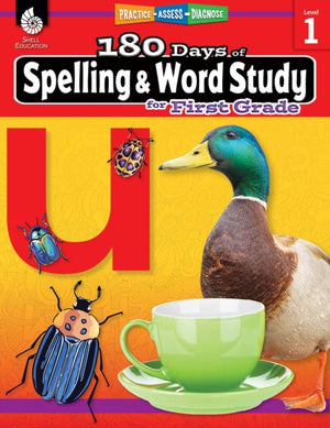 180 Days™: Spelling and Word Study for First Grade, Practice, Assess, Diagnose