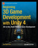 Book cover of: Beginning 3D Game Development with Unity 4