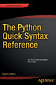 Book cover of: Python Quick Syntax Reference. By: Gregory Walters