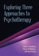 Book cover of: Exploring Three Approaches to Psychotherapy. By: Leslie S. Greenberg