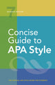 Book cover of: Concise Guide to APA Style. By: American Psychological Association