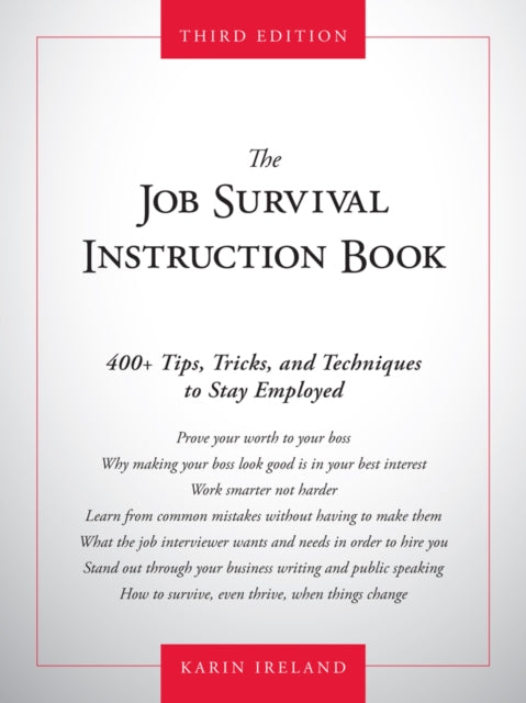Book cover of: Job Survival Instruction Book. By: Karin Ireland