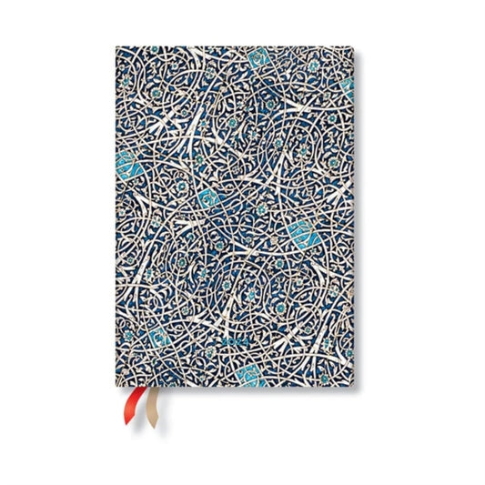 Book cover of: Granada Turquoise (Moorish Mosaic) Midi 12-month Dayplanner 2024. By: Paperblanks