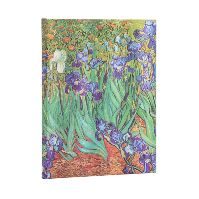 Book cover of: Van Gogh’s Irises Ultra Lined Hardcover Journal. By: Paperblanks