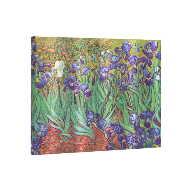 Book cover of: Van Gogh’s Irises Unlined Guest Book. By: Paperblanks