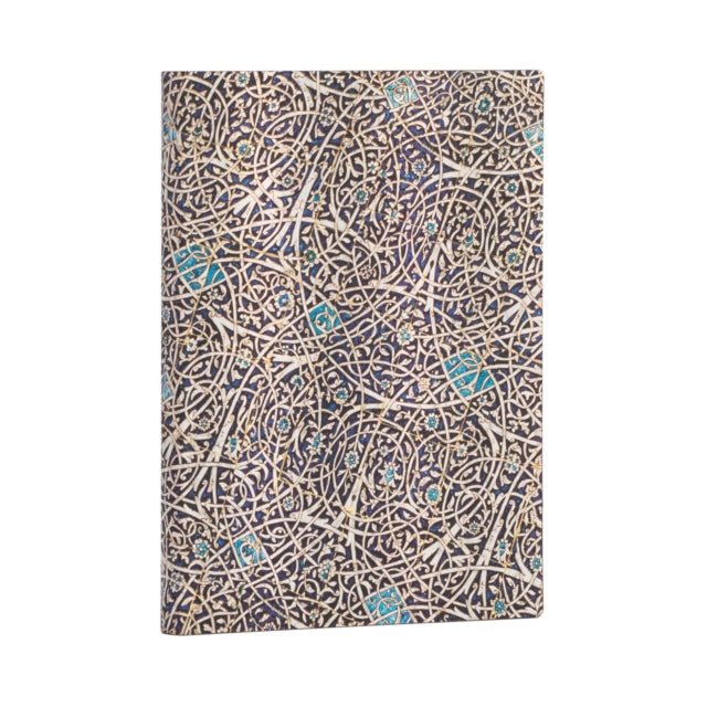 Book cover of: Granada Turquoise (Moorish Mosaic) Midi Unlined Journal. By: Paperblanks