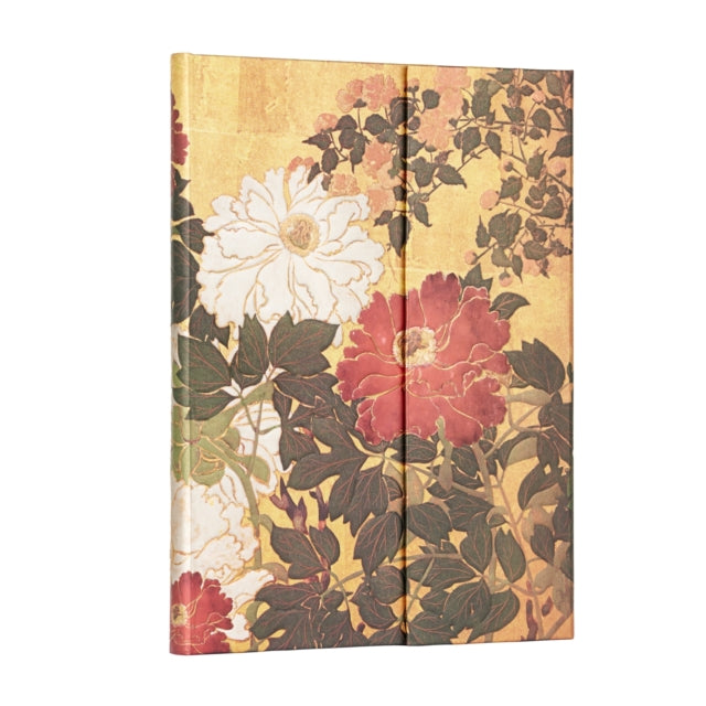 Book cover of: Natsu (Rinpa Florals) Ultra Unlined Hardback Journal (Wrap Closure). By: Paperblanks