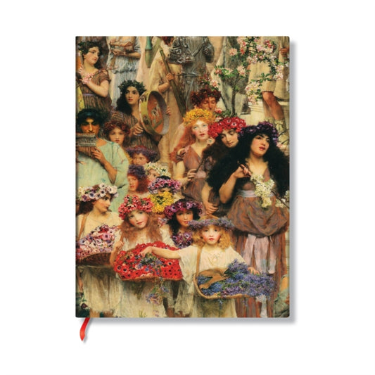 Book cover of: Spring (Lawrence Alma-Tadema) Ultra Unlined Hardback Journal (Elastic Band Closure). By: Paperblanks
