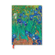 Book cover of: Van Gogh’s Irises Mini Unlined Hardback Journal (Elastic Band Closure). By: Paperblanks