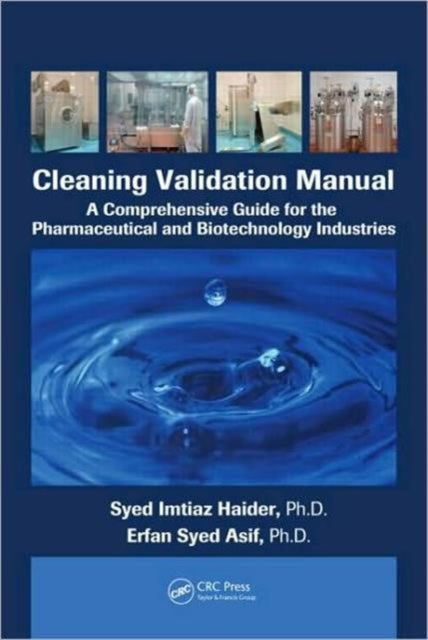 Book cover of: Cleaning Validation Manual. By: Syed Imtiaz Haider