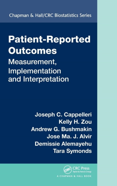 Book cover of: Patient-Reported Outcomes. By: Joseph C. Cappelleri