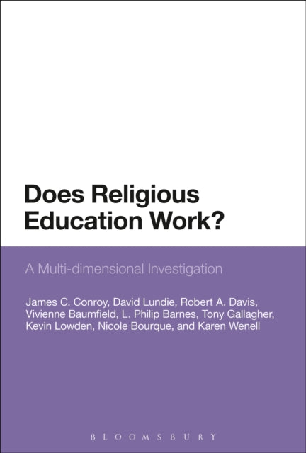 Book cover of: Does Religious Education Work?