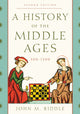 Book cover of: History of the Middle Ages, 300–1500. By: John M. Riddle