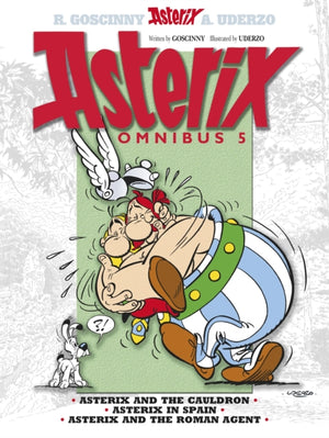 Asterix: Asterix Omnibus 5, Asterix and The Cauldron, Asterix in Spain, Asterix and The Roman Agent