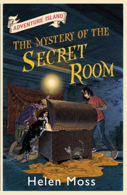 Book cover of: Adventure Island: The Mystery of the Secret Room. By: Helen Moss