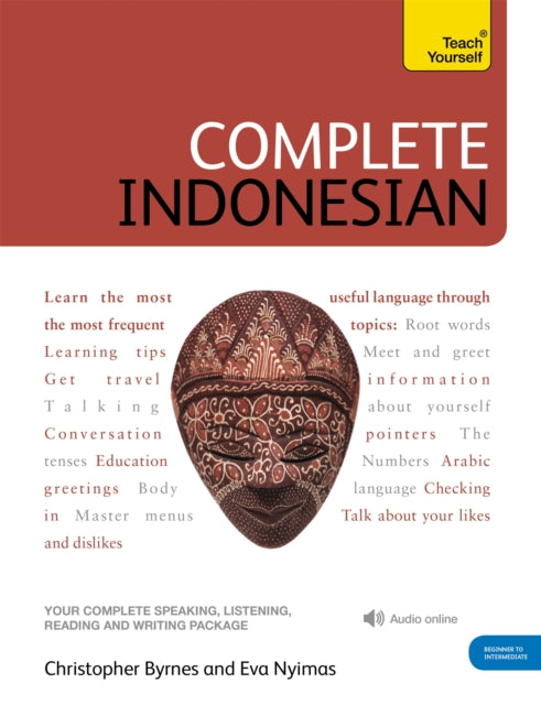 Book cover of: Complete Indonesian Beginner to Intermediate Course. By: Eva Nyimas