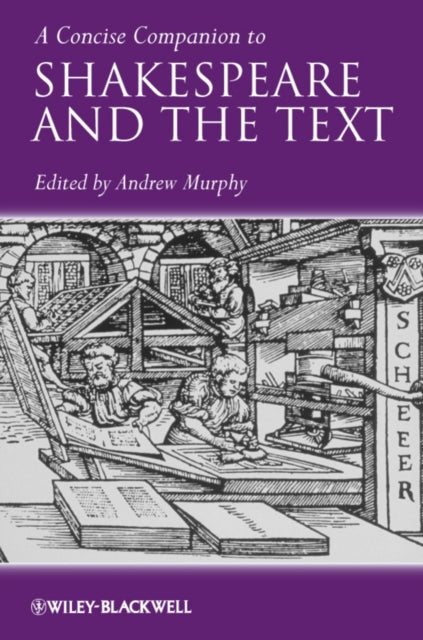Book cover of: Concise Companion to Shakespeare and the Text