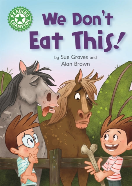 Book cover of: Reading Champion: We Don't Eat This!. By: Sue Graves