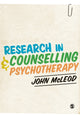 Book cover of: Introduction to Research in Counselling and Psychotherapy