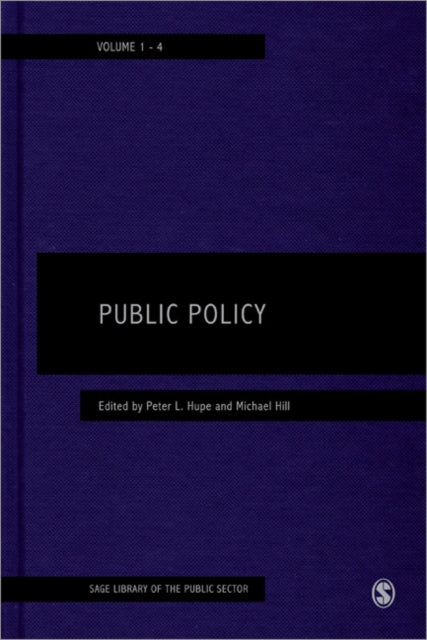 Book cover of: Public Policy. By: Hill, Michael