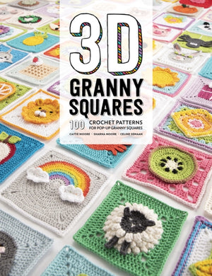 3D Granny Squares, 100 Crochet Patterns for Pop-Up Granny Squares